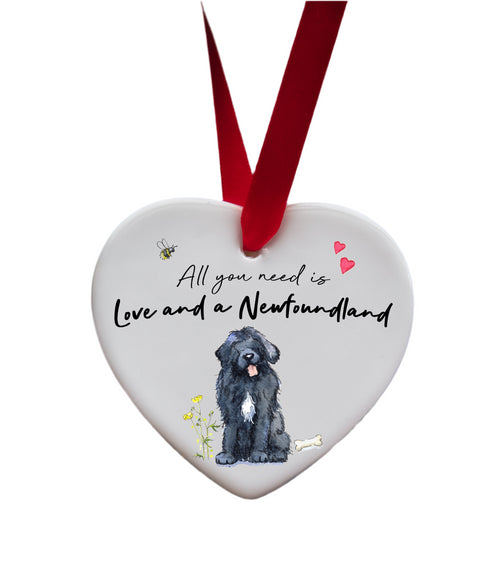 Love and a Newfoundland Ceramic Heart